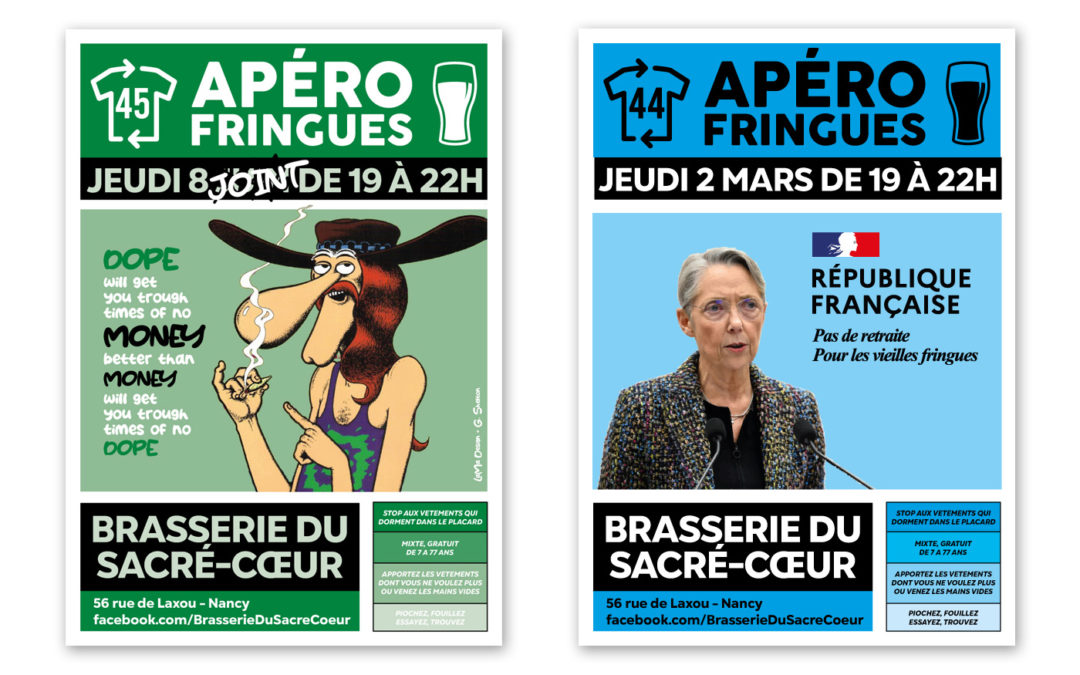 Affiches Apéro Fringues