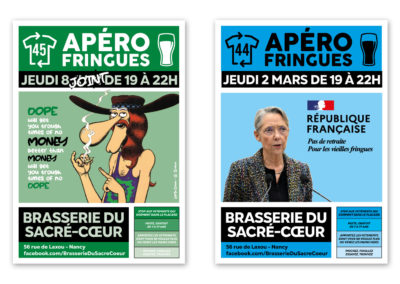 Affiches Apéro Fringues